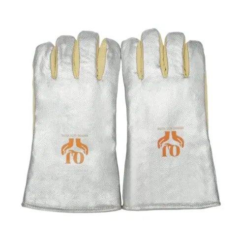 Aluminized Aramid Heat Protection Gloves - pair view
